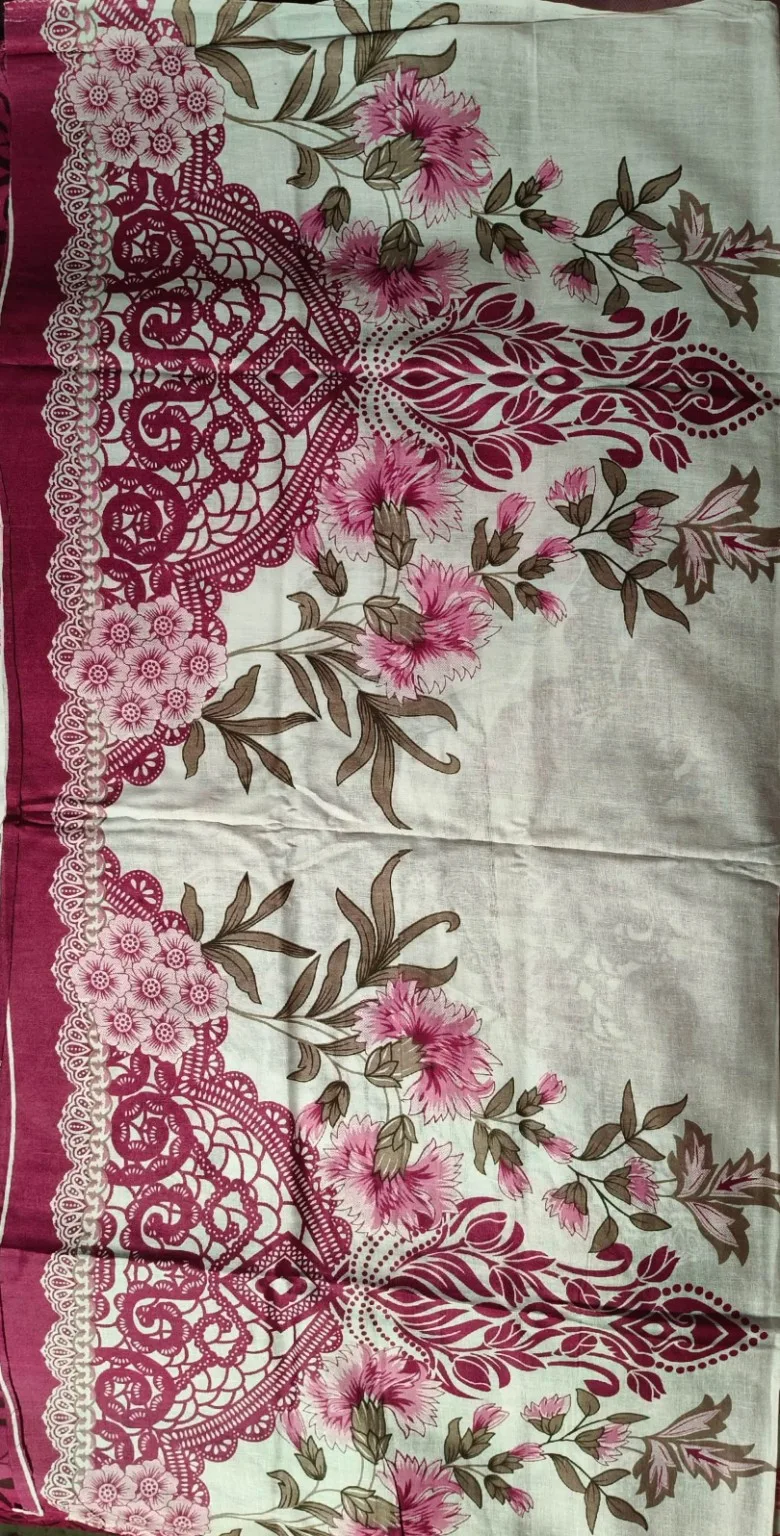 প্রিমিয়াম কালামকারি কটন থ্রি পিস