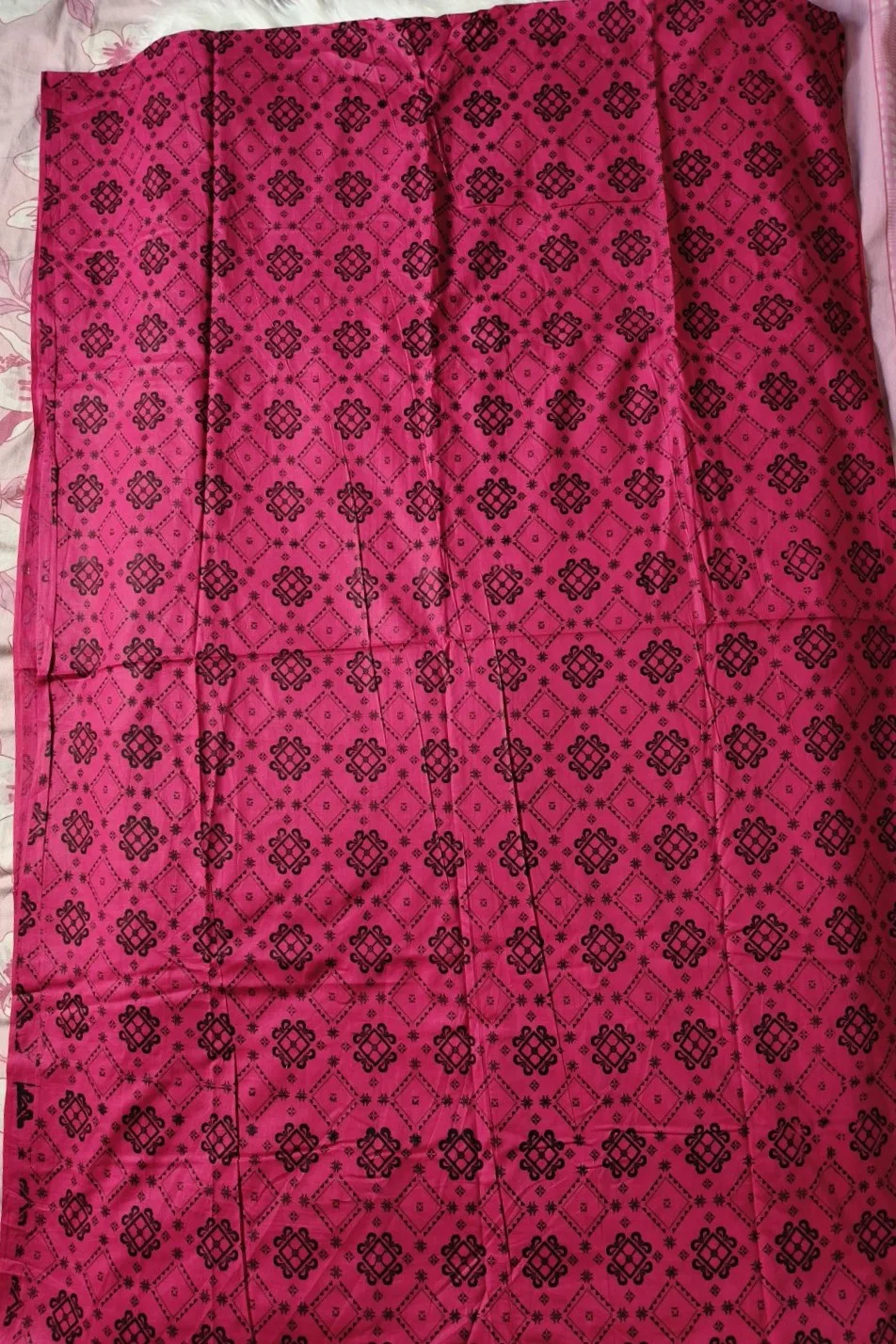 প্রিমিয়াম কটন VIP Block Print থ্রি পিস