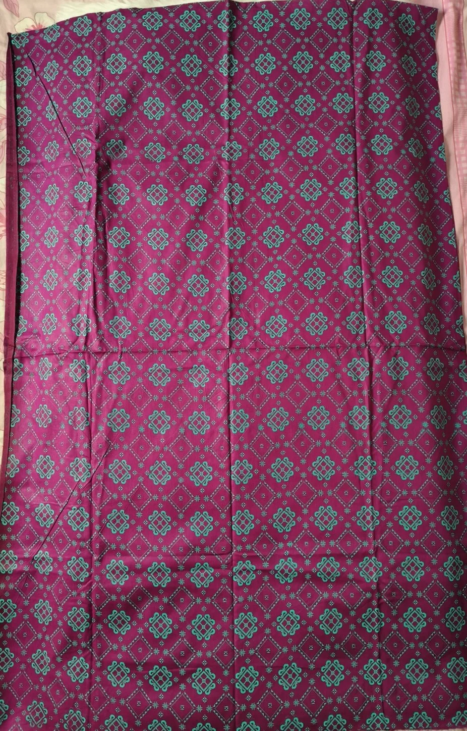প্রিমিয়াম কটন VIP Block Print থ্রি পিস