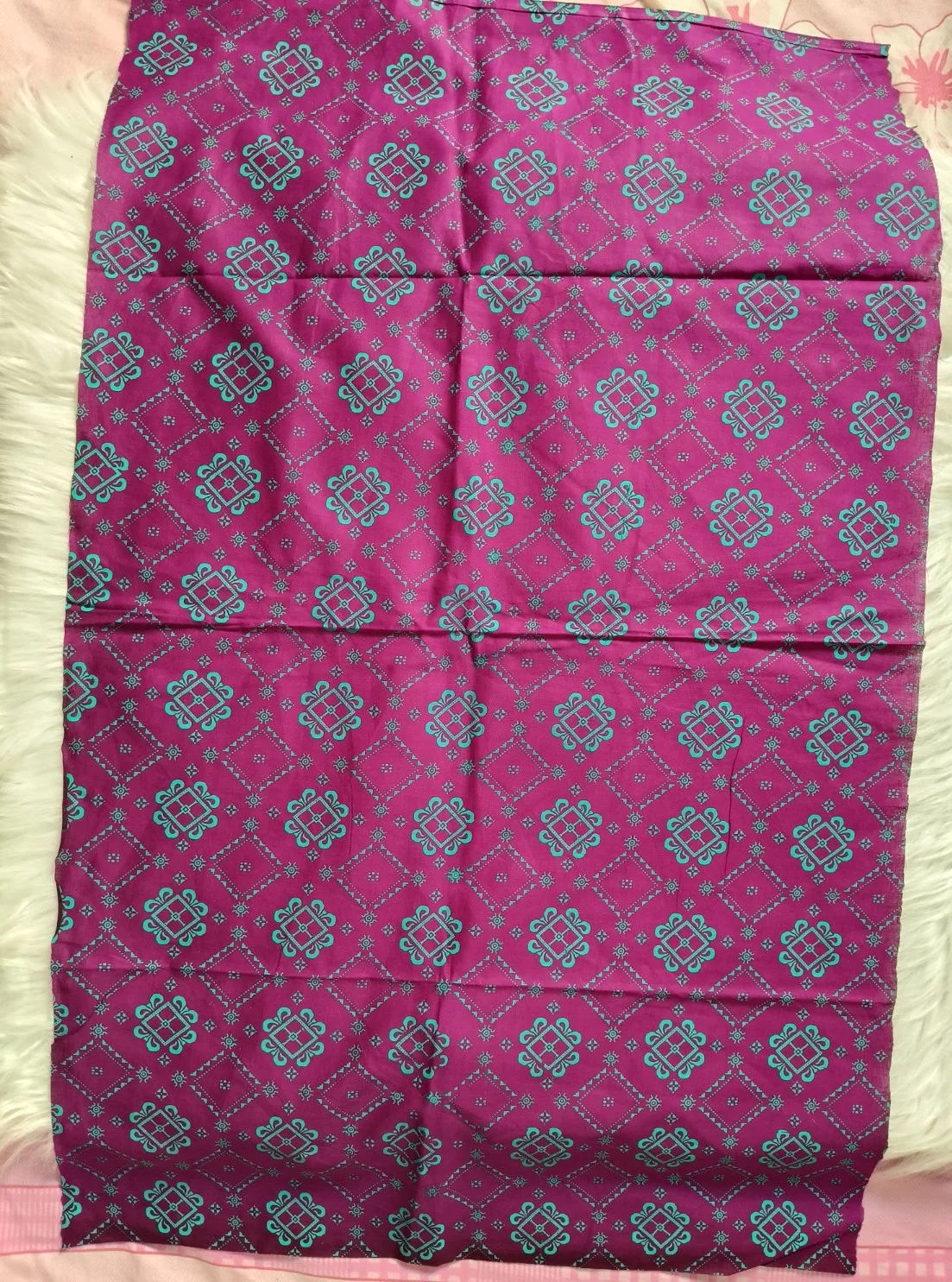 প্রিমিয়াম কটন VIP Block Print থ্রি পিস