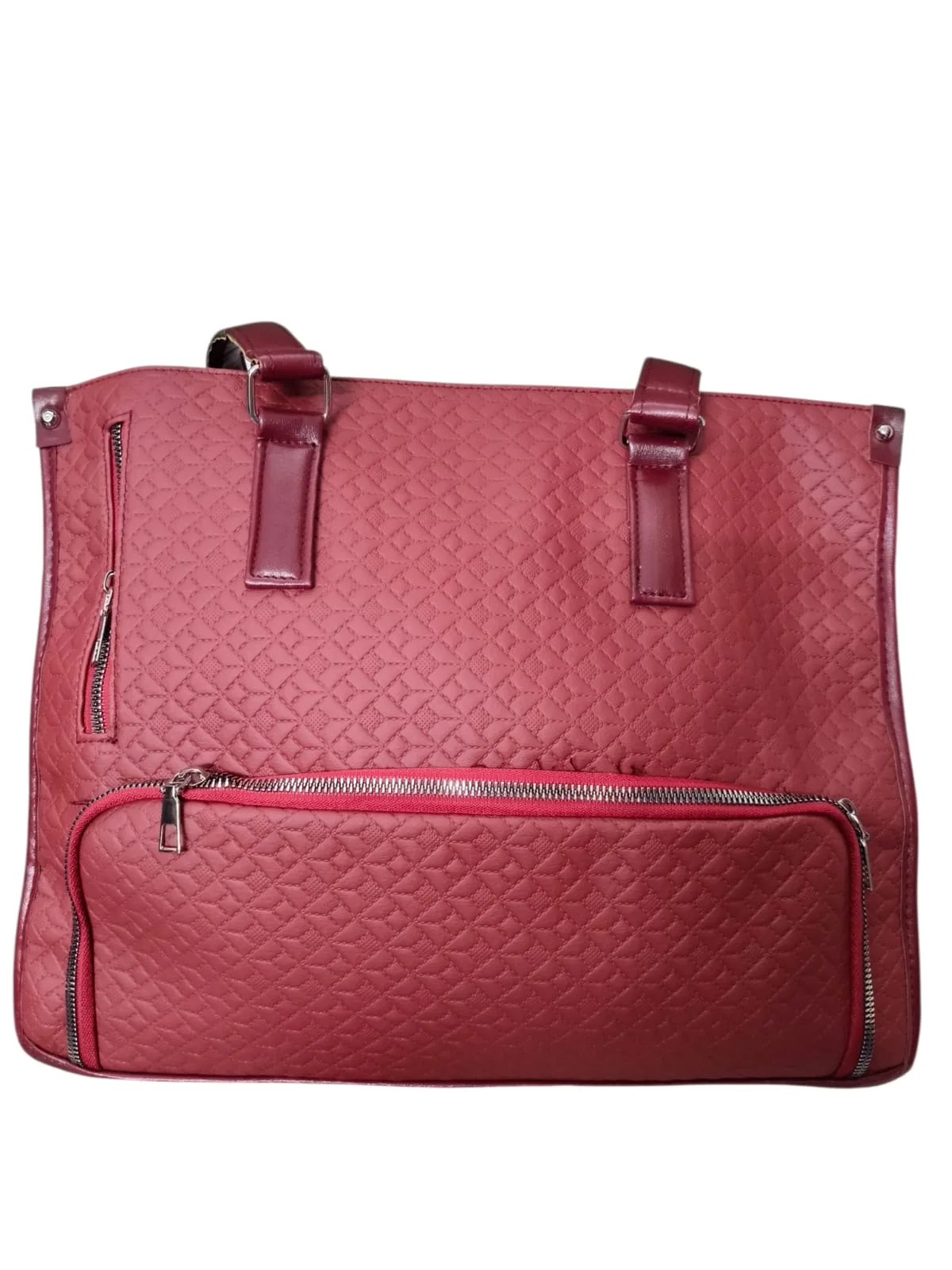 Women's Premium Lunch Tote & Pouch Set (Maroon)