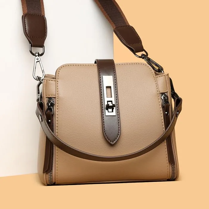 Luxury Crossbody Shoulder Bag (Khaki)