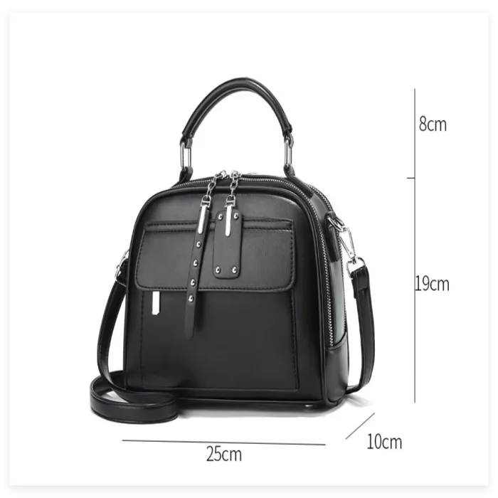 Luxury Multi-Layer Commuter Handbag (BLACK)