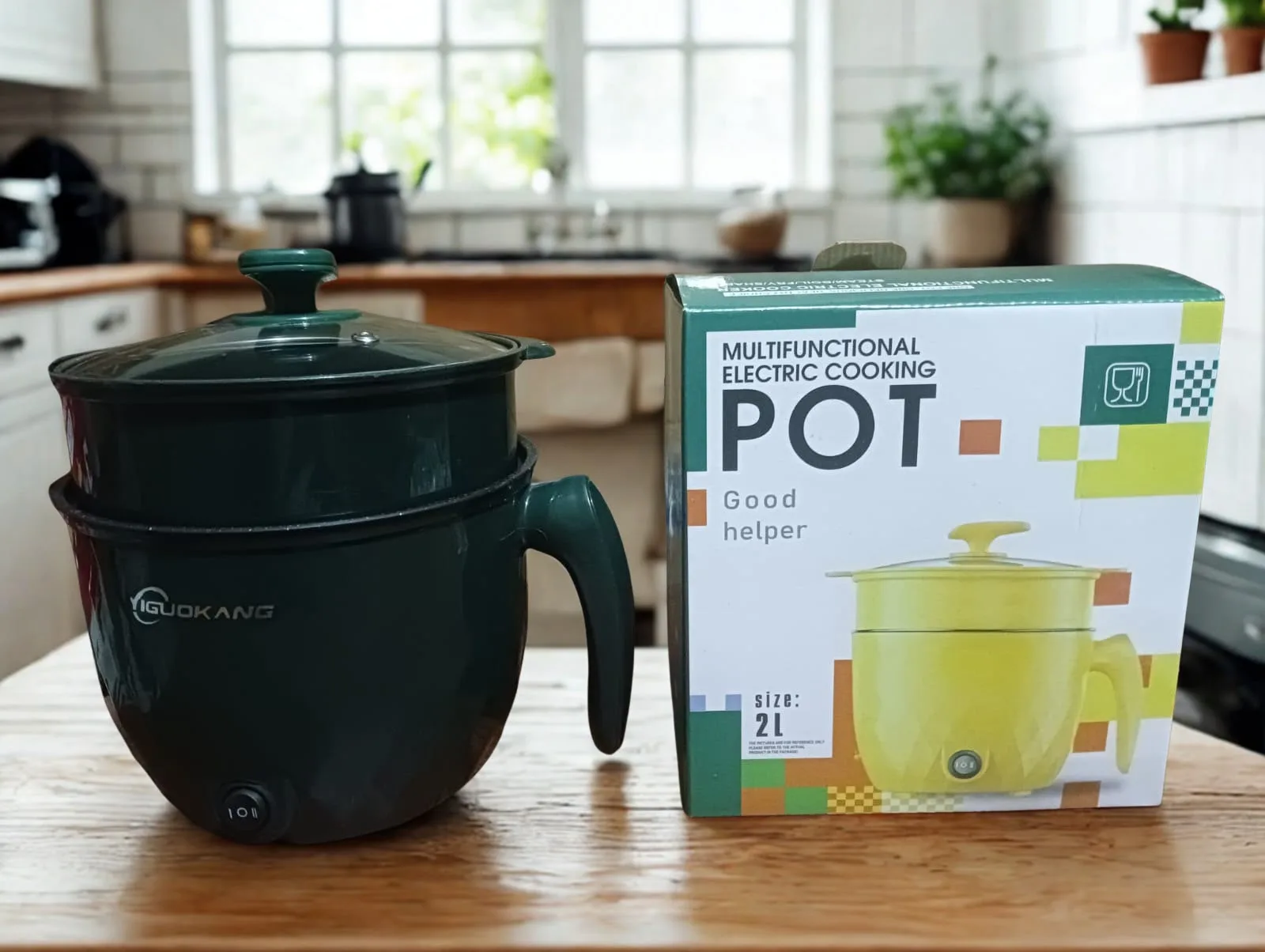 2L Multifunctional Electric Cooking Pot