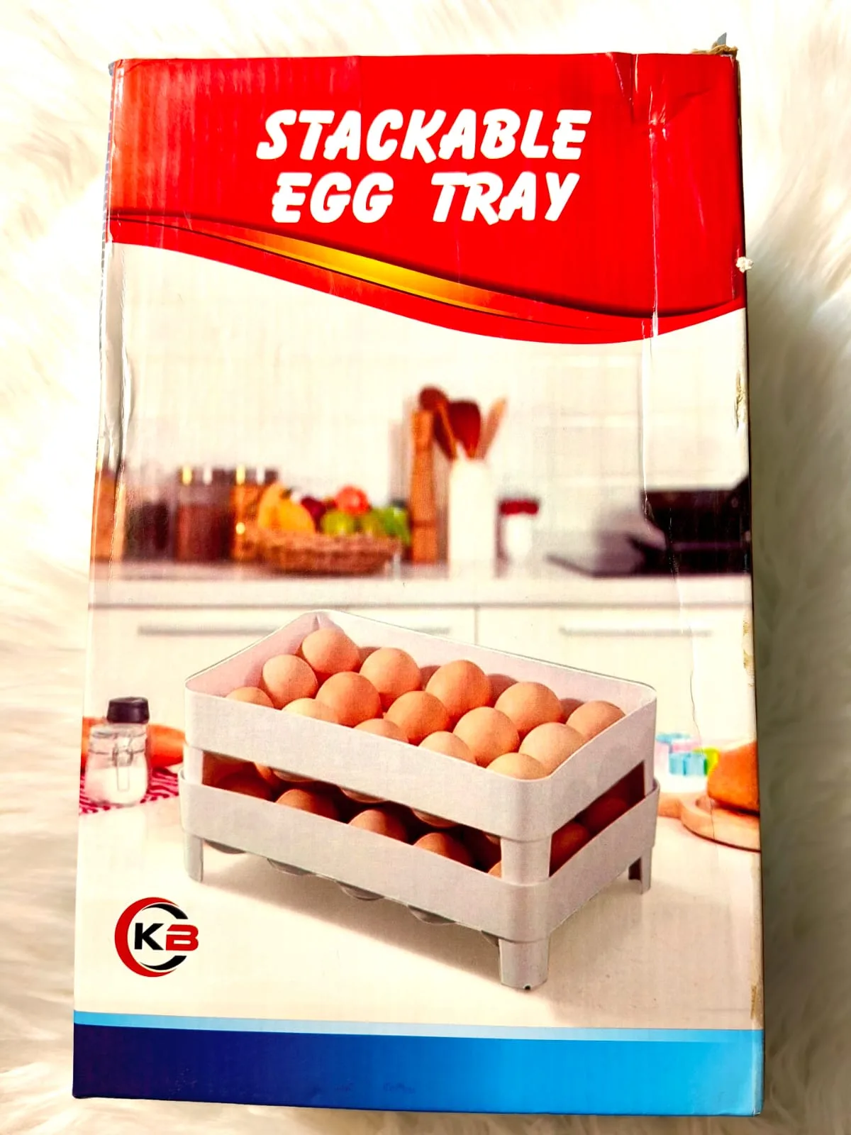 Stackable Egg Tray – মাল্টি-লেয়ার ডিম সংরক্ষণ