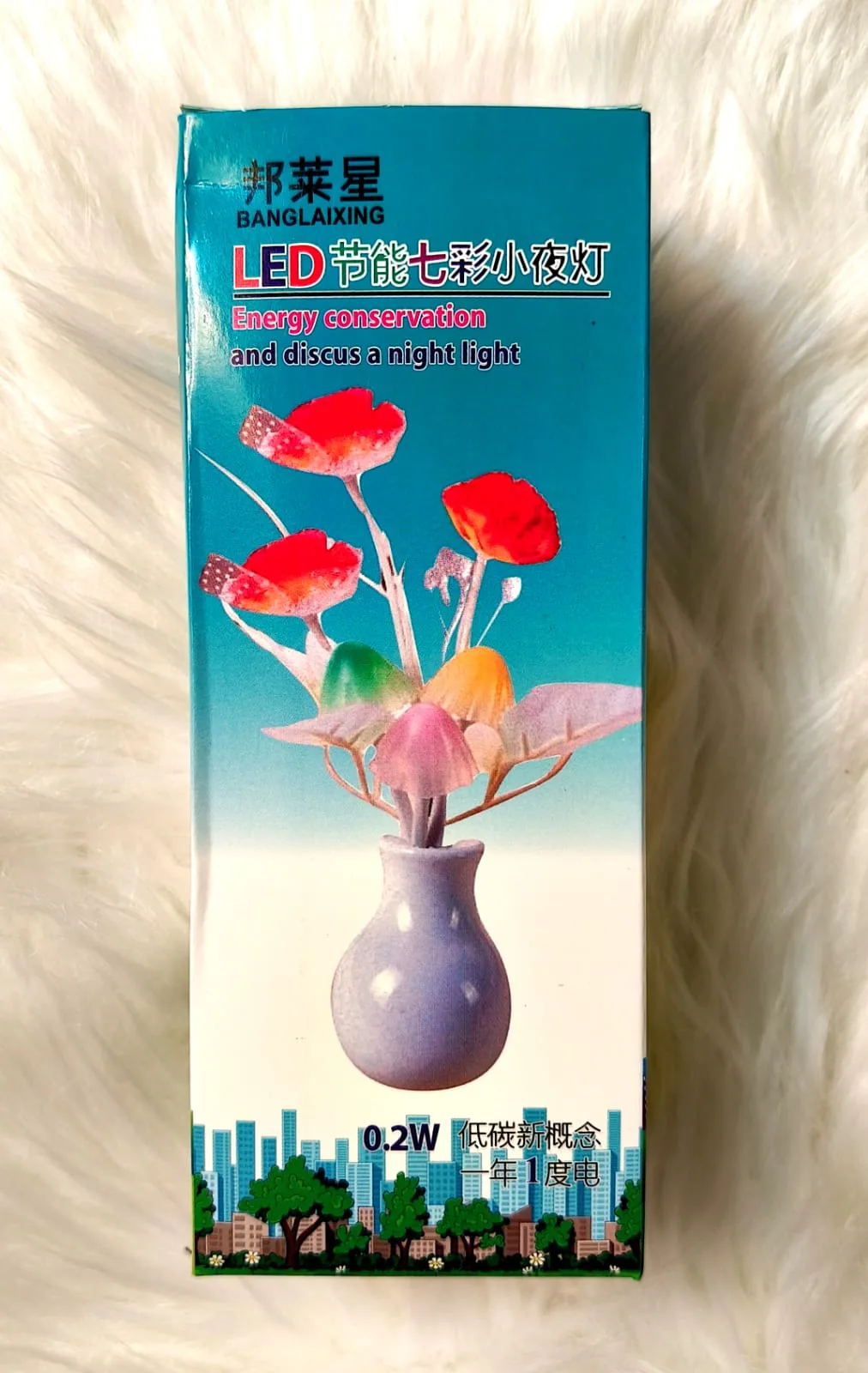 Colorful LED Flower & Mushroom Night Light