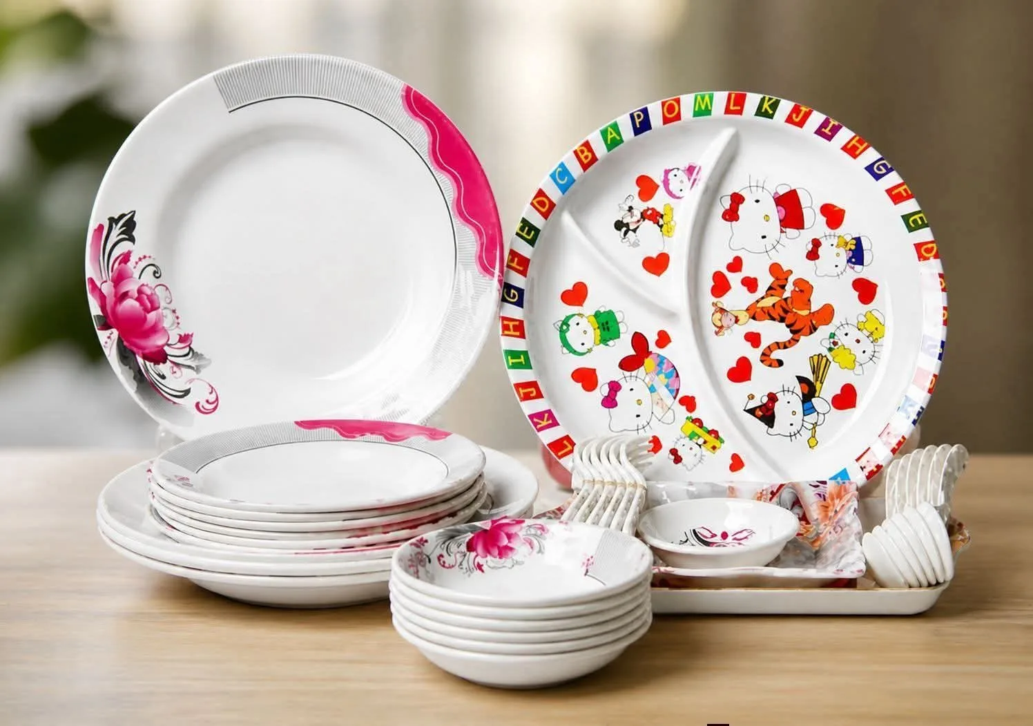 Nova 38 Pcs Premium Melamine Dinner Set