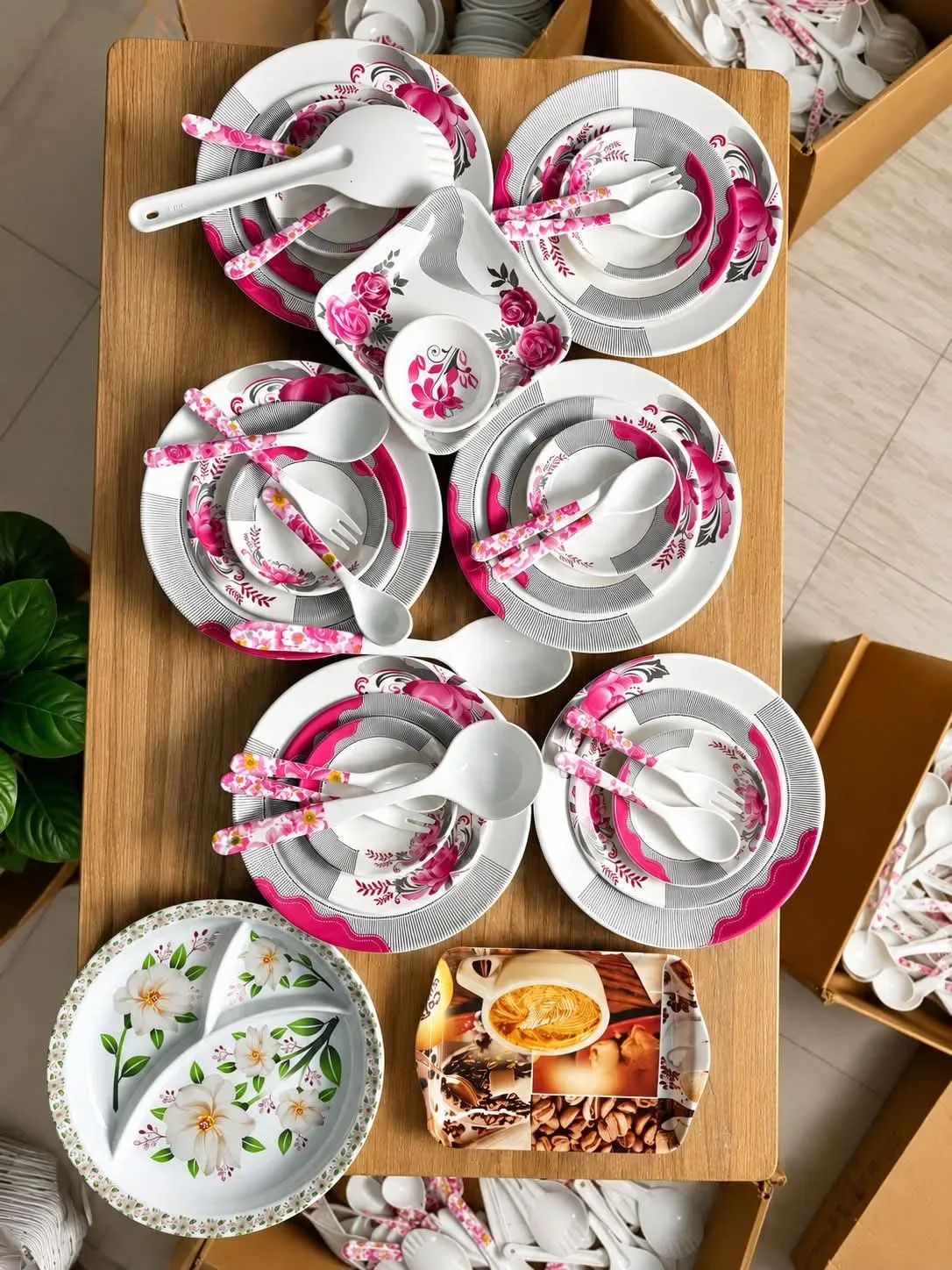 Nova 38 Pcs Premium Melamine Dinner Set